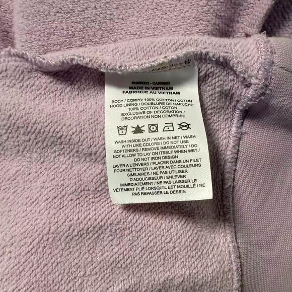 Nike Jordan oversized hoodie, purple, size XS - Picture 3 of 4